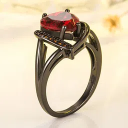 MYKI CZ-Studded Adjustable Finger Ring image 2