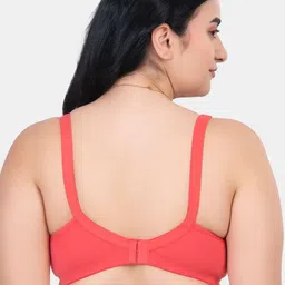 KOMLI Plus Size Lightly Padded Cotton Minimizer Bra image 4