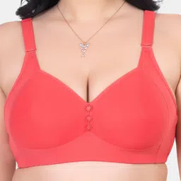 KOMLI Plus Size Lightly Padded Cotton Minimizer Bra image 5