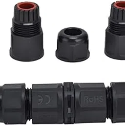 Electrical Wire Connectors, Quick Connect Waterproof Connector 16A Cold Press Mount IP68 Protection for Outdoor Lighting for Industrial Equipment(3 core)-picture-15