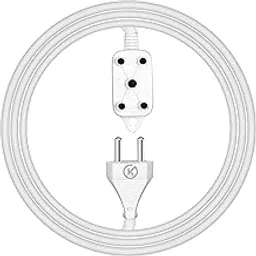 klick gadgets with kg logo klick Gadgets 2 Pin & 3pin Threaded Extension Wire | Male Female | Expandable | Outdoor Indoor | 2.5Mt Cord | Perfect Multipurpose | Home Decor | Office | Festival Decoration | Pack of 1-picture-12
