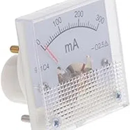 ATORSE DC Ammeter Analog Panel Meter Amp Meter Current Gauge Pointer Type 0-300mA-picture-21