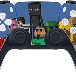 GADGETS WRAP Printed Vinyl Decal Sticker Skin for Sony PlayStation 5 PS5 Controller Only - Minecraft Characters-image-94