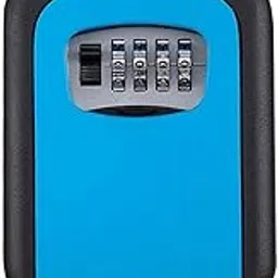 ATORSE™ Outdoor Wall Mounted Safe Key Box With Lock & Waterproof Home Blue-picture-19