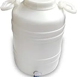 MYNAKSHA Plastic Water Dispenser/Bottle/tank/jar/Drum/Can/20l/25 litre with Handle, Lid and Tap | Heavy Duty Durable Water Dispenser for Home/Kitchen/Office (30 Litres)-picture-11