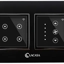 LACASA - 4 Module Smart Switch Plate/Board - Compatible with Google Assistant/Alexa - 141F-picture-16