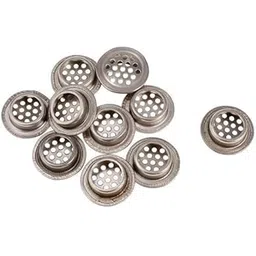 MERISHOPP 4xStainless Steel Air Vent Louver Round Hole Air Vent Cover Louver 19mm-picture-12
