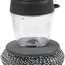 MeeTo 2in1 Dispenser with Scrubber Brush Soap Dispensing Dish Brush, Palm Brush, Scrubber for Dishes, Pots, Pans, and Kitchen Sink Accessories Cleaning (Pack of 1)-image-70