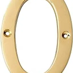 eSplanade 4" Brass House Hotel Door Number 0-9 (0(zero))-image-70