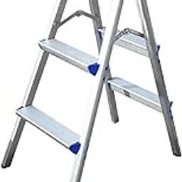 ZOOMELLA Foldable Ladder Car Beauty Factories Household Office Wide Pedal Step Ladder 3 Step|Ladders|Home & Garden-picture-19