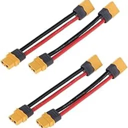 MERISHOPP 4pcs XT60/XT-60 Male to Female Plug Extension Cable Lead Silicone Wire 14AWG-picture-10