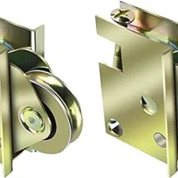 MYADDICTION 2Pcs Sliding Patio Door Rollers Assembly Steel Easy Installation Door Wheels-image-45