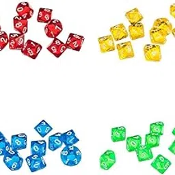 ATORSE Toy D10 Ten Sided Gem Dice for RPG Games 40-Pcs Dices Set-Toys & Hobbies-Games-Role Playing Games-Dungeons & Dragons-Accessories & Dice-image-28