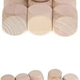 ATORSE Toy 20Pcs Wooden Blank Six Sided Dices Kids DIY Art Projects Building Blocks Toy-Toys & Hobbies-Games-Role Playing Games-Dungeons & Dragons-Accessories & Dice-image-47