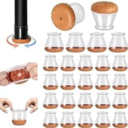HAODEMI Chair Leg Floor Protectors,Furniture Felt Pads Silicone Covers caps for Chairs,Non-Slip Bottom Furniture Leg Capsfor Hardwood Floors,Avoid Scratching and Reduce Noise（L,16 PCS）-image-10
