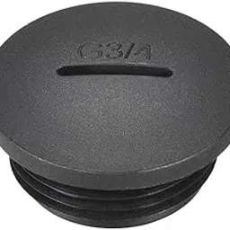 uxcell G3/4 Nylon Male Threaded Cable Gland Screw End Cap Cover Black-image-46
