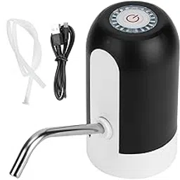 Electric Water Bottle Dispenser, USB Powered Portable Drinking Pump, Intelligent Home Water Dispensing System, Black and White-picture-23