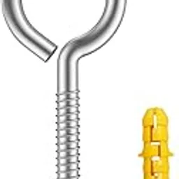 VICTAC Premium 304 Stainless Steel Close Ring screw in hook, eye hook, Circle Round Eye self Tapping Screw self Tapping Screw Ring Hand Tightening ScrewLights Hanger Hooks Outdoor-picture-14