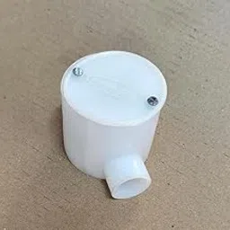 Zone Marketing Electrical Junction Box Depth 1 Way 1 Inch - White colour Pack of 50-image-4