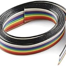 generic 10 Meter 10 Core Rainbow Color, Flat Ribbon Wire Cable, Pack of 10 Cables, 1 Meter each.-picture-23