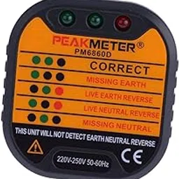 PEAKMETER PM6860D Automatic Electric Power Plug Socket Tester EU Standard||Other Test & Measurement| Electrical & Test Equipment |Business & Industrial-picture-11