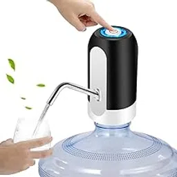 ZSPAN Electric Water Bottle Pump, USB Charging Automatic Drinking Water Dispenser, Battery Life, for Universal 2-5 Gallon Bottle, for Home, Office, Travel, Camping - Black-picture-13