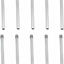 UPTODATETOOLS Diamond Coated Drill 10PCS 3mm Hole Saws Bits for Glass, Ceramic, Tile, Marble, Rock, Porcelain, Bottles, Pots, Brick - Silver Finger Milling Bit-image-98