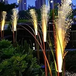 Zyvola Waterproof Solar Flower Stake Lights - Outdoor Garden Decor for Lawns, Patios & Courtyards - Bright LED Reed Lights for Festive Ambiance-image-8