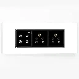 L&G 6 Modular Smart Touch Switch Board | 2 Smart Switch Control, 2 Socket | (Compatible with Alexa, Compatible With OK Google & SIRI Shortcut) (Size: 6M- 220 x 90 x 45 mm) (White)-image-35