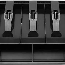 BEHAHAI Cash Money Tray Replacement 5 Bill/ 4 Coin Drawer Register Insert Tray Storage Case with Plastic Clip(5 Bill/4 Coin-Black)-picture-20