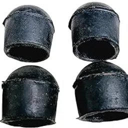 Cutina Round Rubber Caps for Furniture Feet – Floor Protector for Chairs & Tables (20x20mm / 2x2 cm) (8) image 1