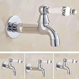 Chrome Bathroom Mop Faucet | Wall Mounted Sink & Washing Machine Tap for Toilet & Pool Cleaning-picture-24