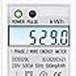 Single Phase 2 Wire Residential Energy Meter Electric KWH Meter with Backlight AC 230V 5-80A Pack-image-38