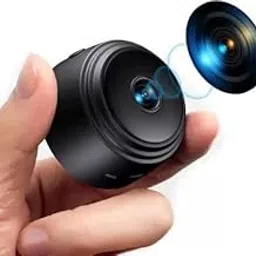 Mini Wireless Security Camera, Black Compact CCTV for Home Monitoring, Indoor Surveillance with LED Indicator-picture-14