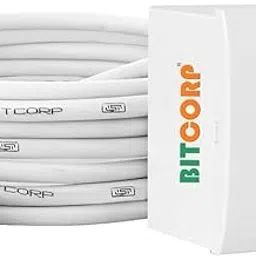 Bitcorp Extension Board for 2.0 Ton Air Conditioner AC Box 15A/16A/20A/25A (5000W) Power Strip with 8 Meter Cable Cord for Electric Car Charging (White) image 1