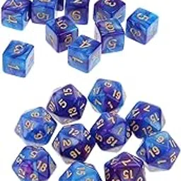 ATORSE Toy 20PCS 20 Sided Dice /D6 Polyhedral Dice for Dungeons and Dragons Table Game-Toys & Hobbies-Games-Board & Traditional Games-Contemporary Manufacture-image-34