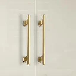 PVD Gold Cabinet Handle Model 1324, 96mm Hole-to-Hole, Heavy Duty Pull Handle for Drawers, Cupboards, Wardrobes, Modular Kitchen Cabinets and Home Furniture Upgrade – Pack of 2-picture-10