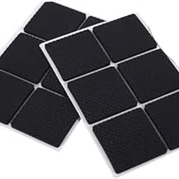 ROSLIE Non-Slip Furniture Pads, Self-Adhesive Floor Protectors, Square Black Rubber Grips for Chair, Sofa, Table, Bed Legs[ 12 PCS]-picture-13