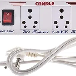 CANDLE Power Strip 16 Amp 3+1 Extension Bord (White)-image-88