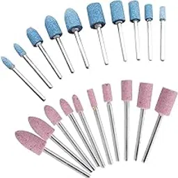 DIY Crafts Pack Of 60 Pcs, 60 Pcs RANDOM COLOR, RANDOM COLOR 1/8 Shank 10Pcs Abrasive Mounted Stone Set Grinding Burr Wheel For Dremel 4000 3000 Dre(Pack Of 60 Pcs, 60 Pcs RANDOM COLOR) image 1