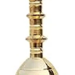 Pure Brass Pooja Hand Bell, Shank Chakra Ganti with Brass Finish (440 GM)-image-94