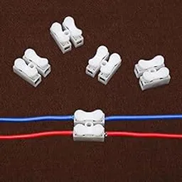 Villcron 2 Pin Push Type Wire Cable Connector (Pack of 25) | Quick Splice Lock Terminal for 220V 10A | Electrical Wire Connector for Home Wiring, LED Light, Fan & Switch Connection (White)-image-4