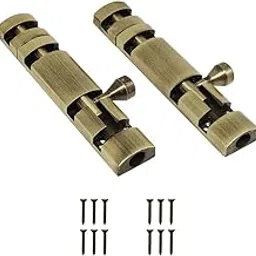 Volo Premium Zaylo Tower Bolt 6 inch Tower Bolt/Door Latch/kundi/chitakni/Chitkini (Brass Antique Finish, Pack of 2 Pieces)-image-30