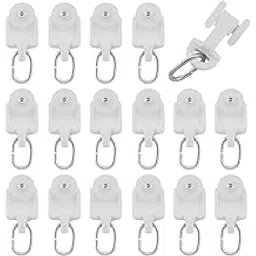 Curtain Track Roller Hook, Curtain Mute Wheel Rollers Hook, Ball Pulley Windows Shower Curtain Tracks, Curtain Glider Hooks Track Rail Runner, Curtain Rail Ceiling Glider-picture-14