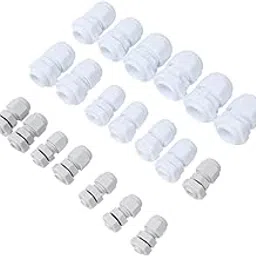 20pcs Cable Gland Strong Stretching Resistance Connectors Cable Joint Connectors Machine Cable Connectors White Thread Pull-resisting Connector-image-86