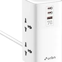 URBN 7-in-1 Power Strip with 70W GaN Technology | 3X USB (Dual USB-C PD + 1 USB-A QC) | 1500W 4X Universal Sockets | Fireproof Housing | Child-Safe, 8-Layer Protection | 12-Month Warranty-picture-21