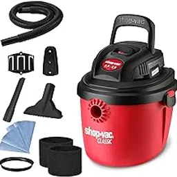 Shop-Vac 2.5 Gallon 2.5 Gallon Wet and Dry Vacuum Cleaner, Portable Compact Vacuum Cleaner with Foldable Handle Wall Mount and Multifunctional Accessories for Home, Workplace.-image-26
