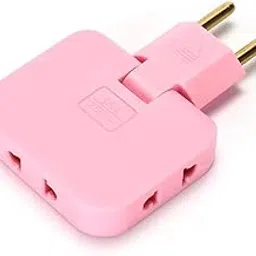 YOZONKY 3 in 1Plug | Rotating and Foldable Wall Plug Adapter | Smart Sleek and Ultra Thin 180 Degree Wall Socket | Space-Saving Multiplug Power Plug Behind The Sofa, Bed, tv (Multicolor - Pack of 1)-image-89