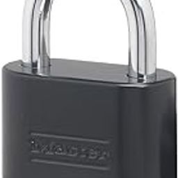 Master Lock Alloy_Steel Set-Your-Own Polished Combination Padlock, Die-Cast, Black-picture-2