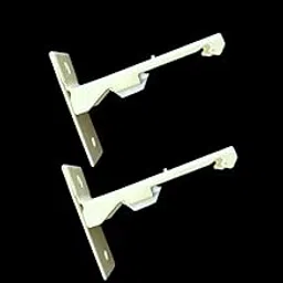 L Patti / Bracket for Holding Jambo Silent Track Curtain Channel 2 pcs-picture-25